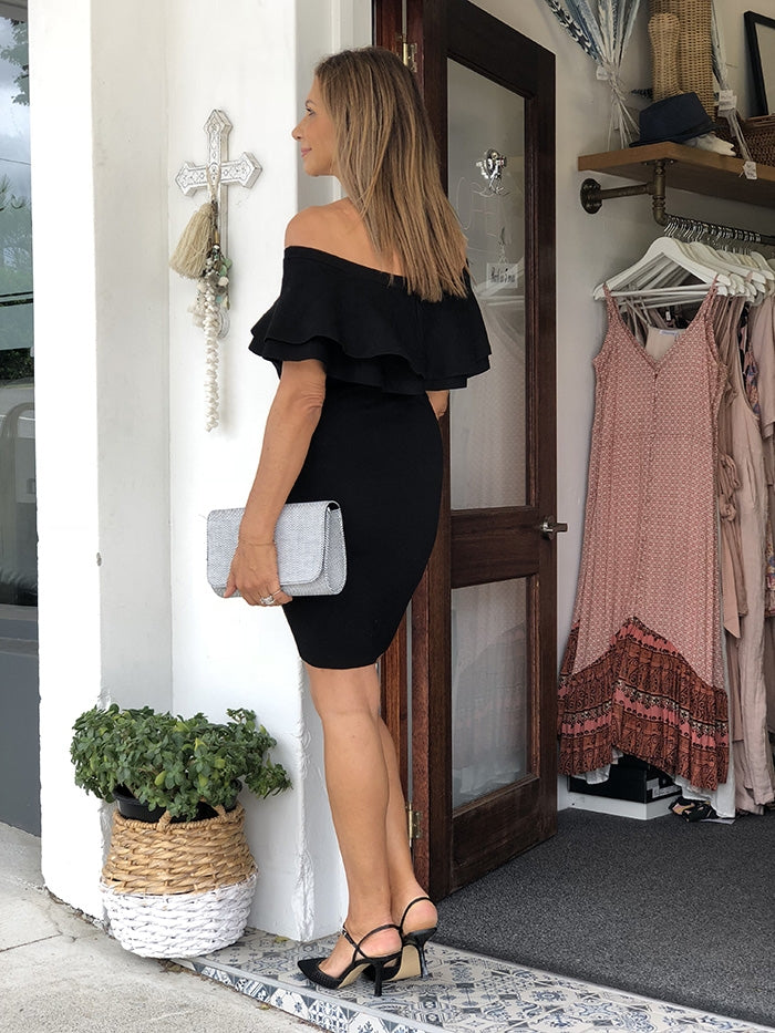 Cassia Knit Dress - Black