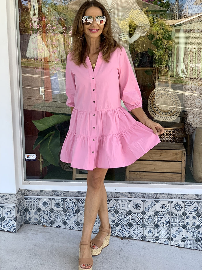Milah Dress - Pink