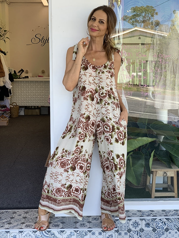 Temple Jumpsuit - Malicon Print