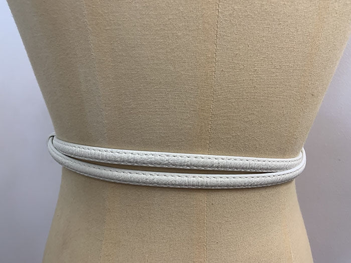 White Strappy Belt