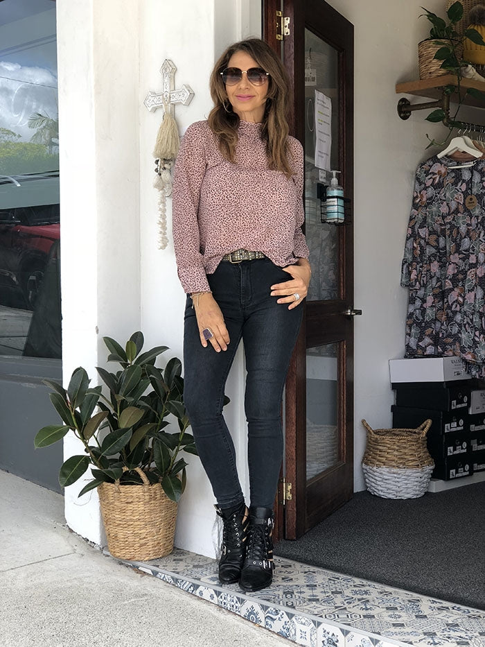 Kiara Top - Animal Print