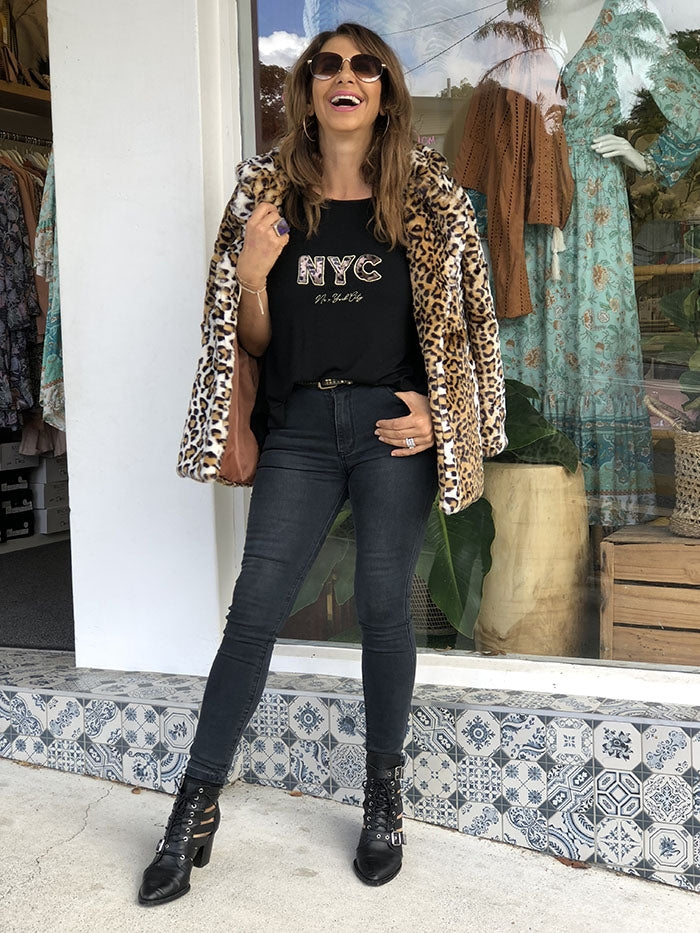 Black NYC Tee