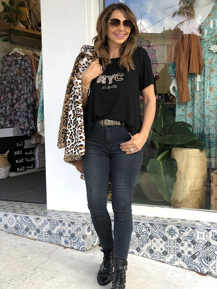 Black NYC Tee