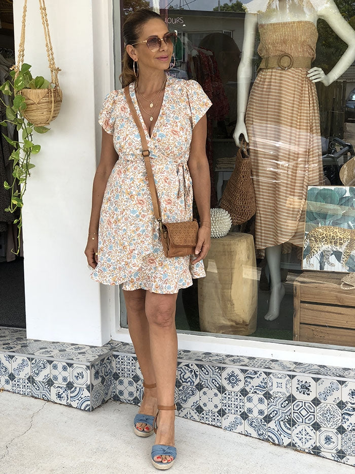 Tillie Wrap Dress - Floral