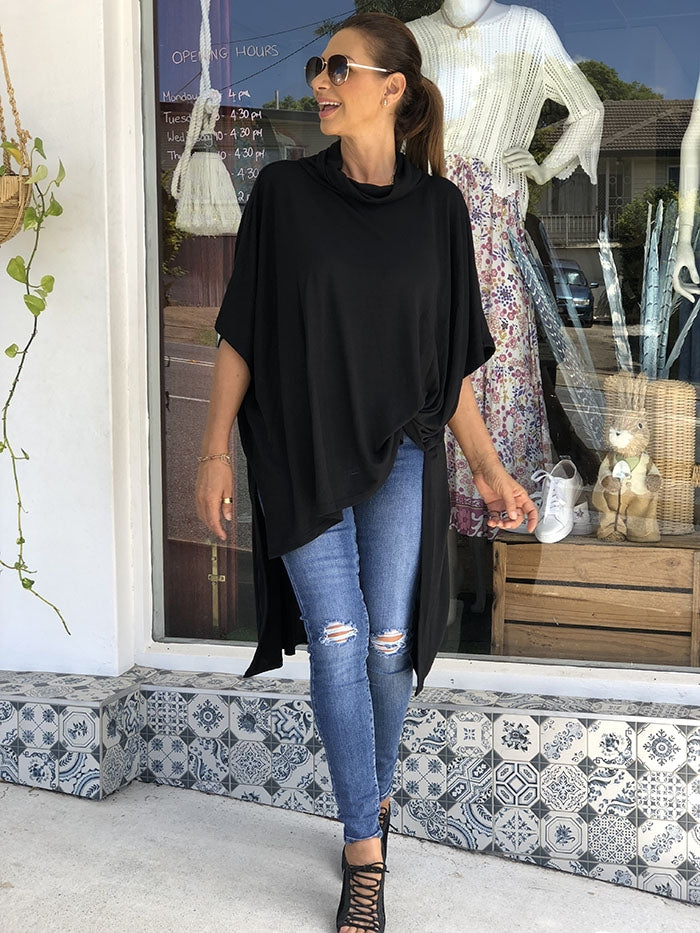 Outlaw Poncho - Black