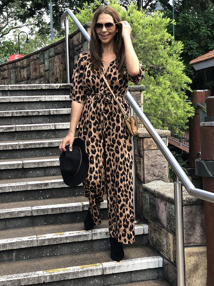 Binny Jumpsuit - leopard