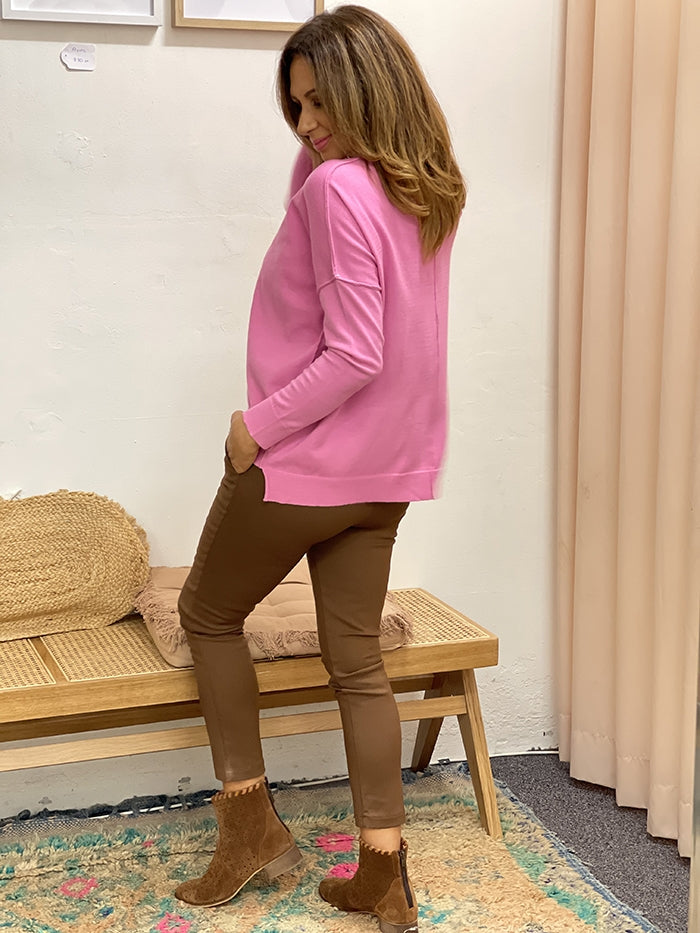 Ruby Capri Pants - Chocolate