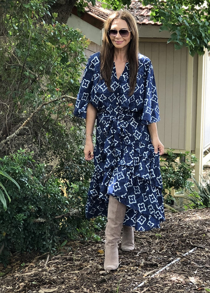 Sassy Skirt -Lotus Print