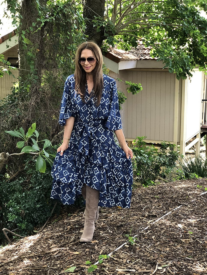 Melrose Top - Lotus Print