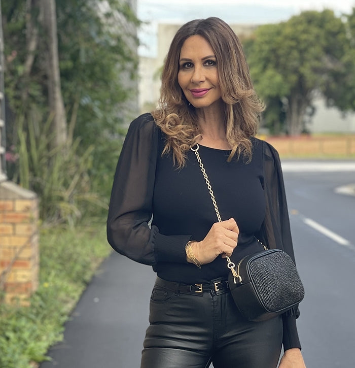 Lissa Knit Top - Black
