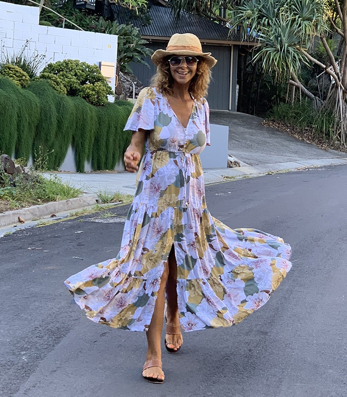 Selma Autumn Floral Maxi