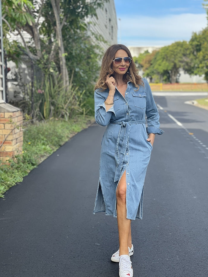 Mara Denim Dress - Main Image