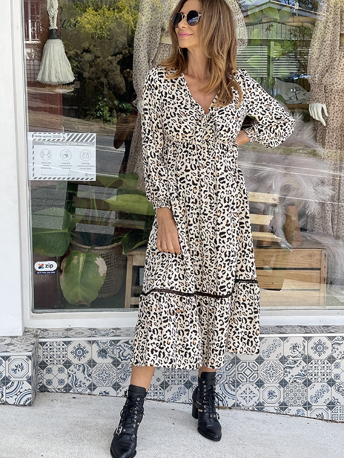 Charmita Leopard Maxi