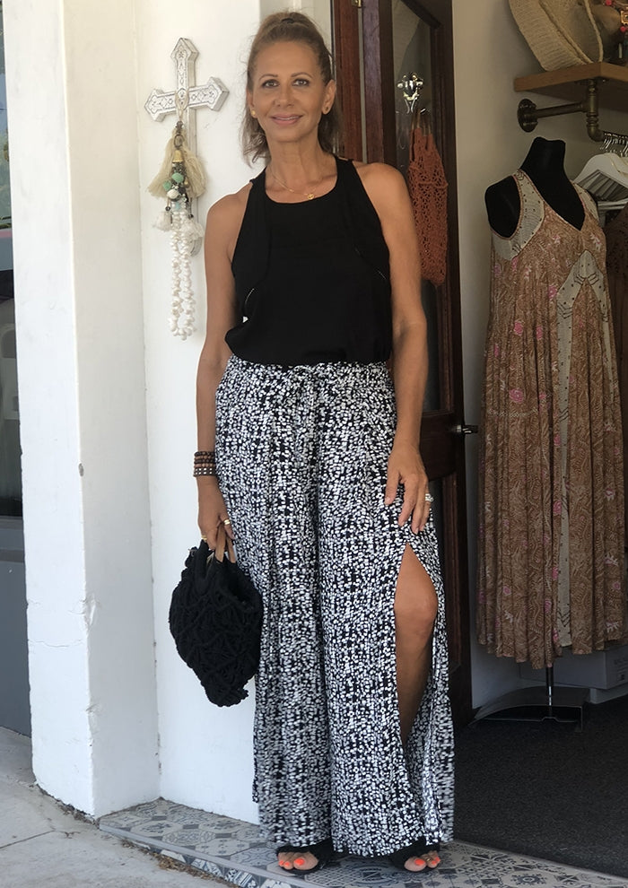 Livona Pants - Black and White