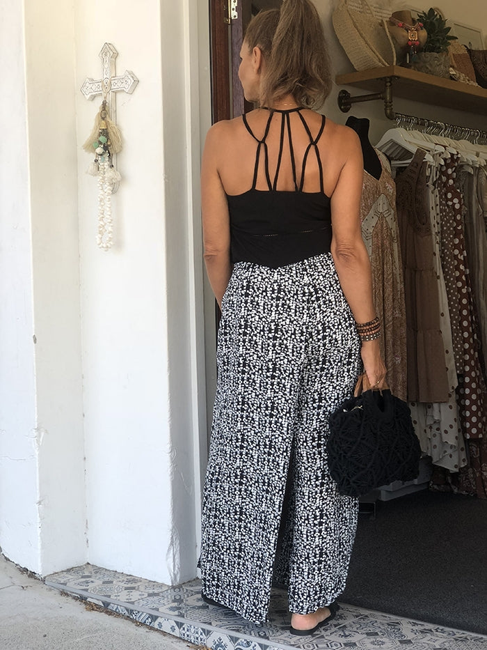 Livona Pants - Black and White