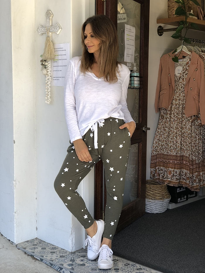 Galaxy Star joggers - Khaki