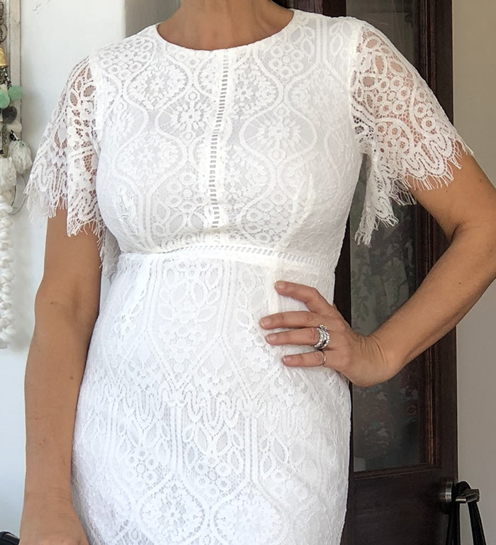 White Wishes Dress