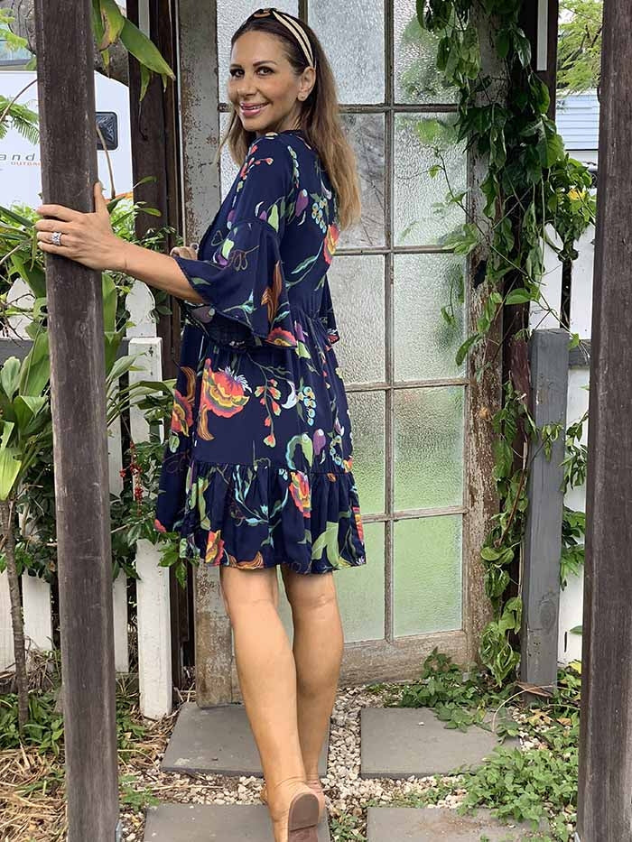 Cyrene Navy Dress
