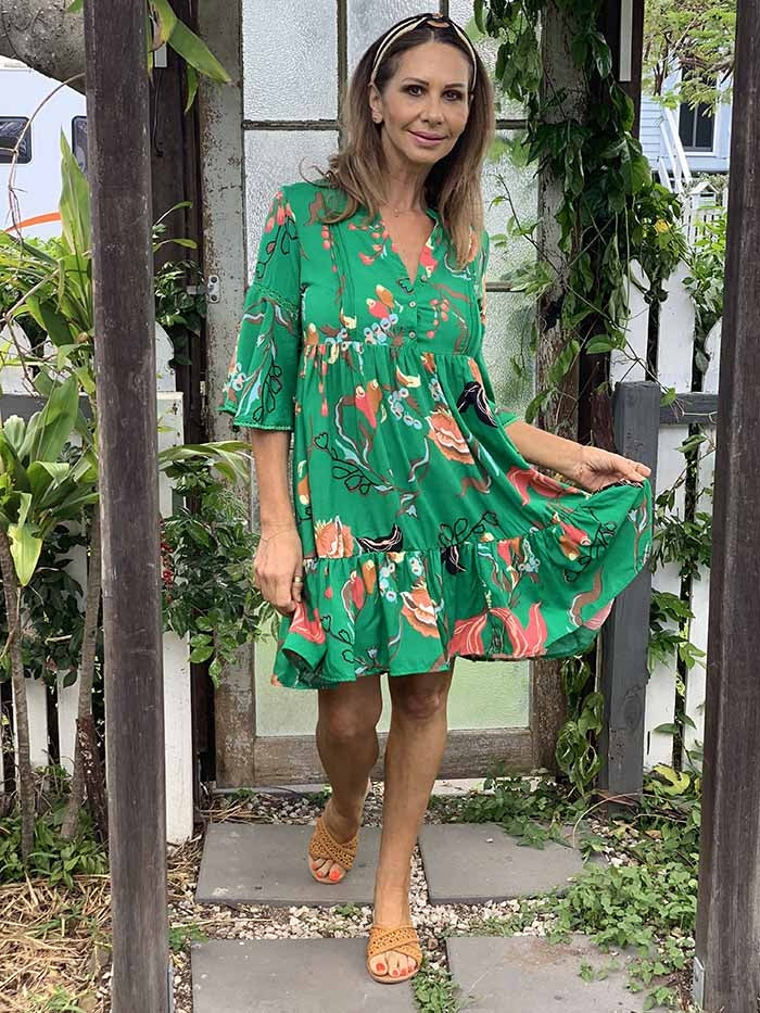 Cyrene Green Dress