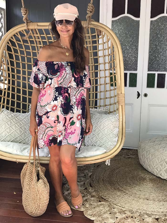 Monet OTS Dress
