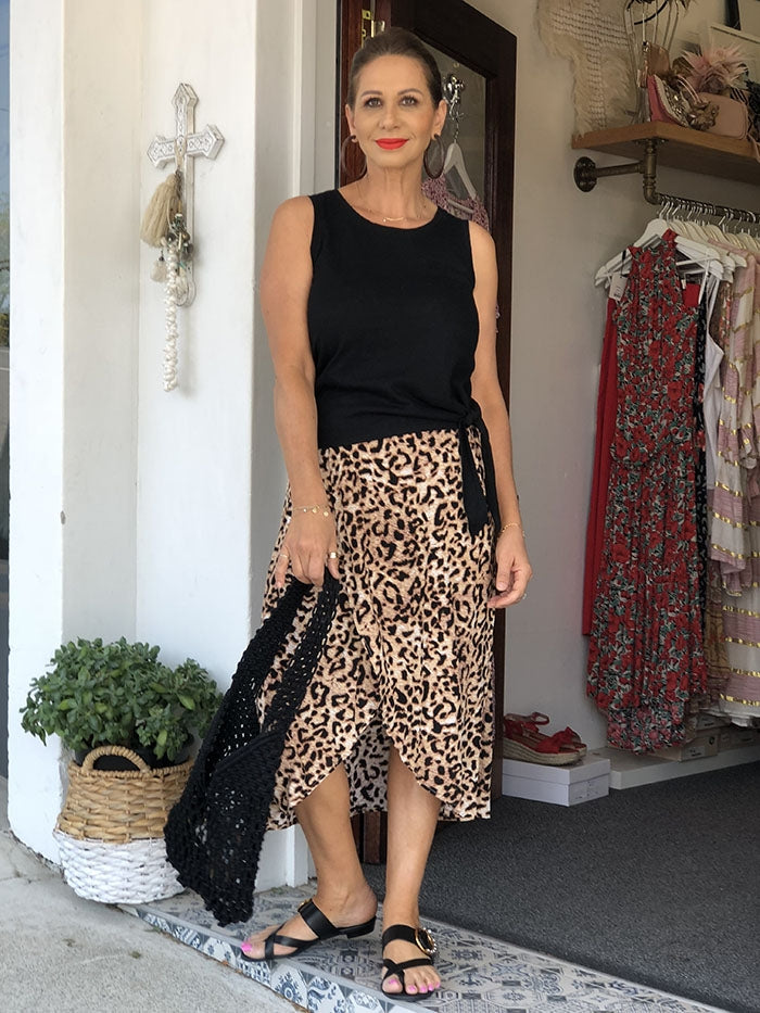 Savannah Skirt - Leopard