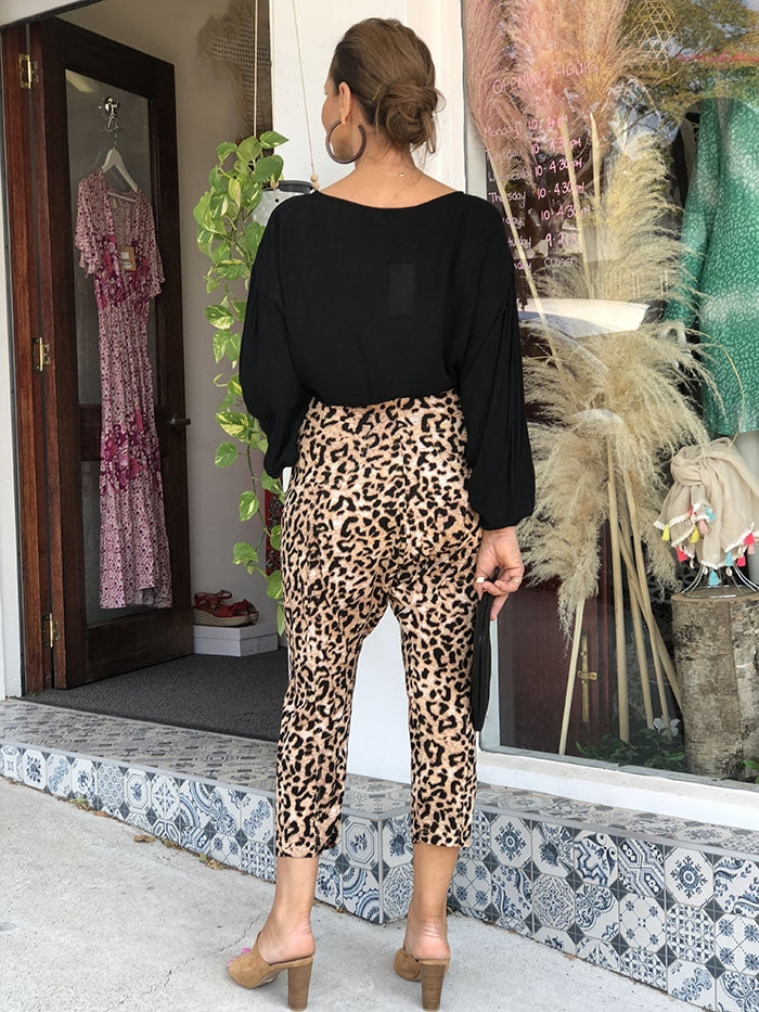 Savannah Tie Top - Black