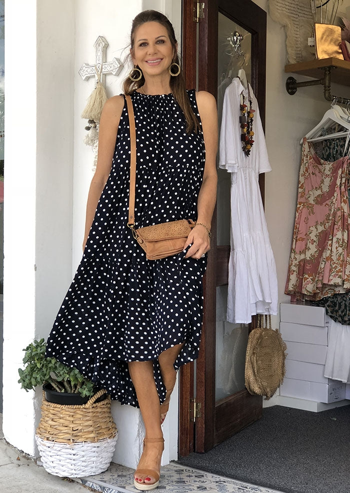 Indigo Spot Dress