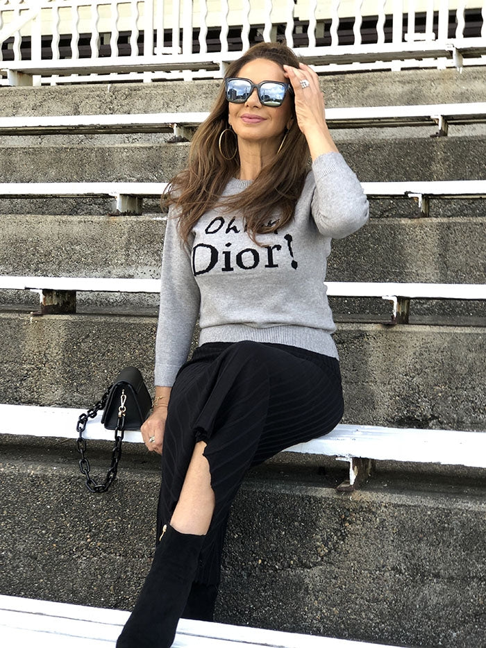 Oh My Dior Knit - Grey