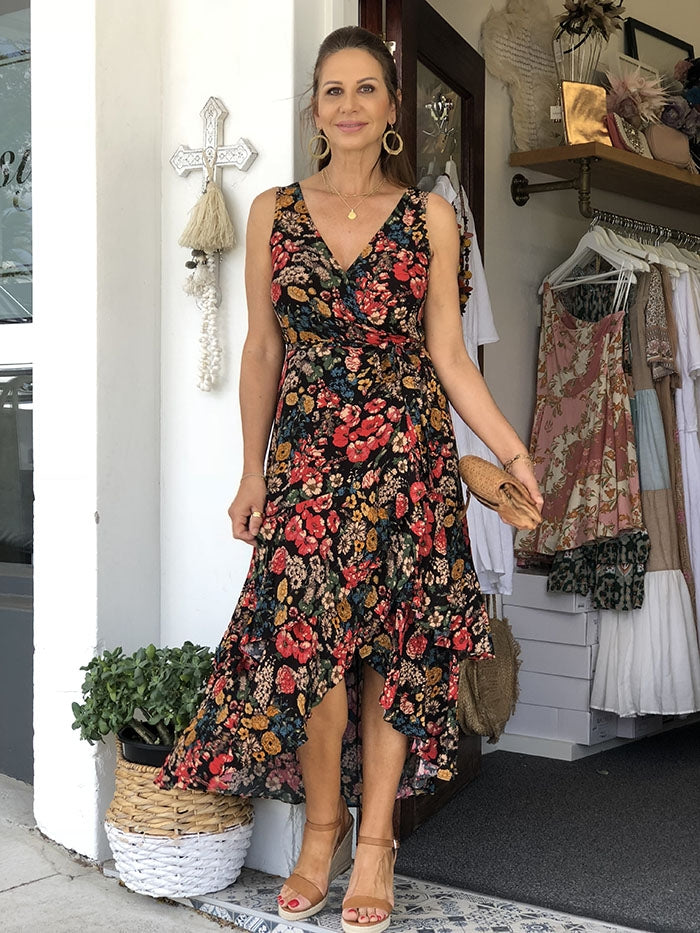 Million Reasons Ruffles Dress - Floral