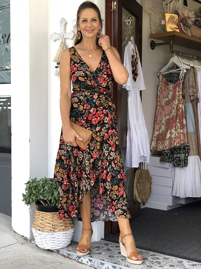 Million Reasons Ruffles Dress - Floral