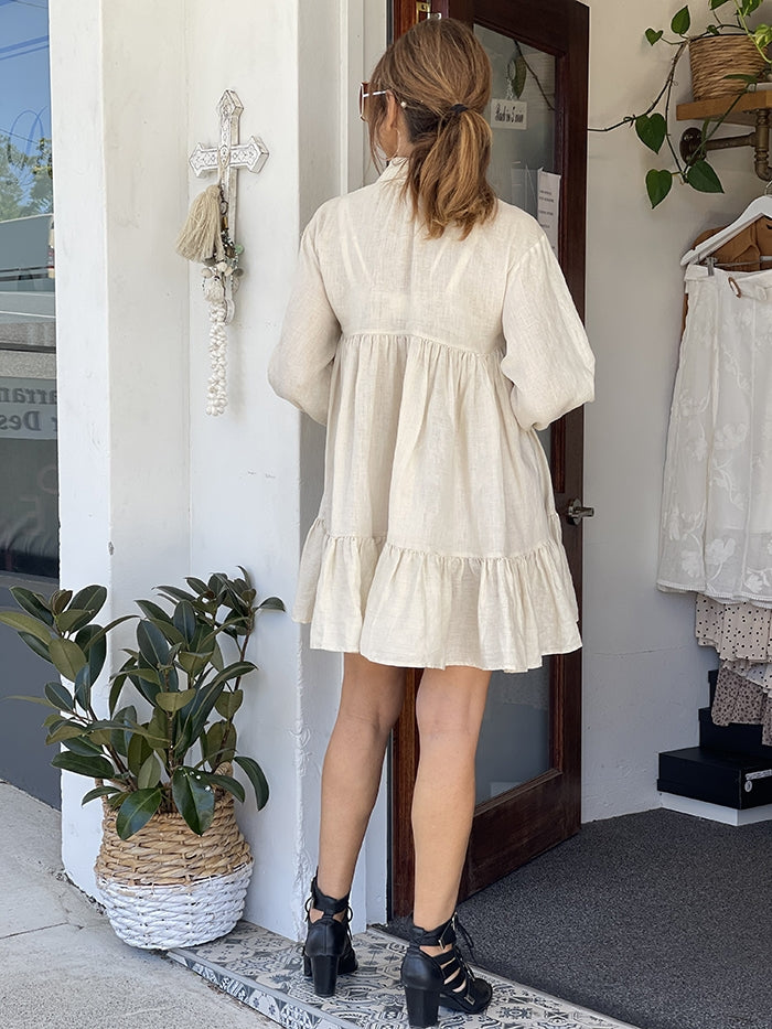 Kavi Dress - Beige