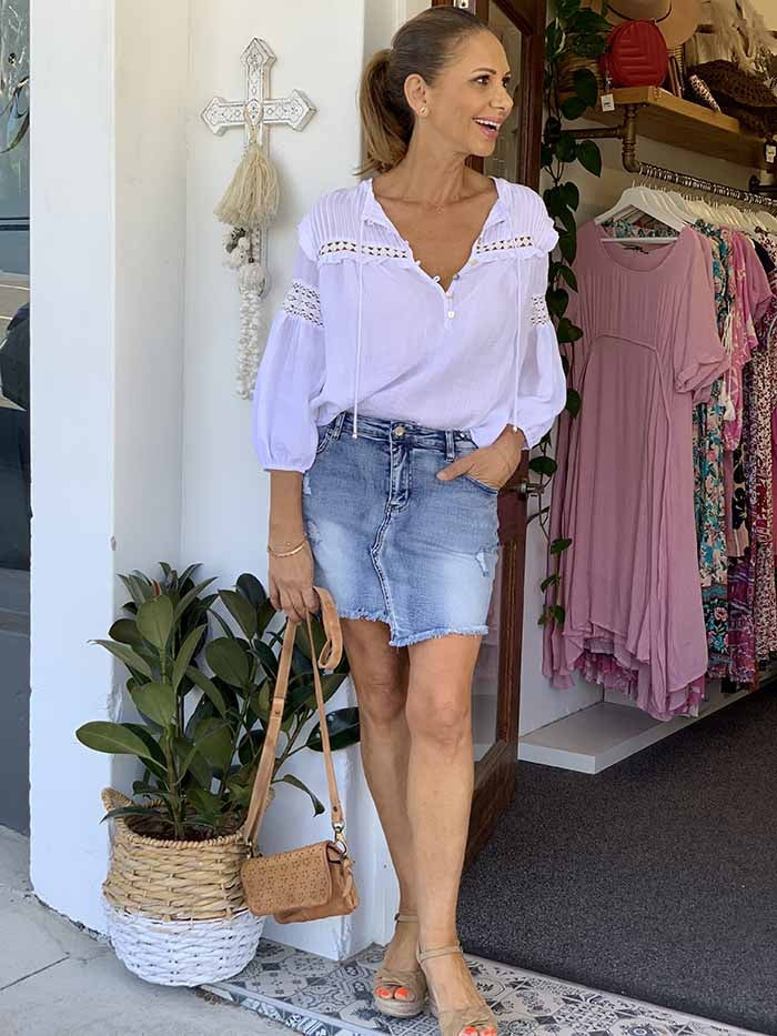Maeby Denim Skirt