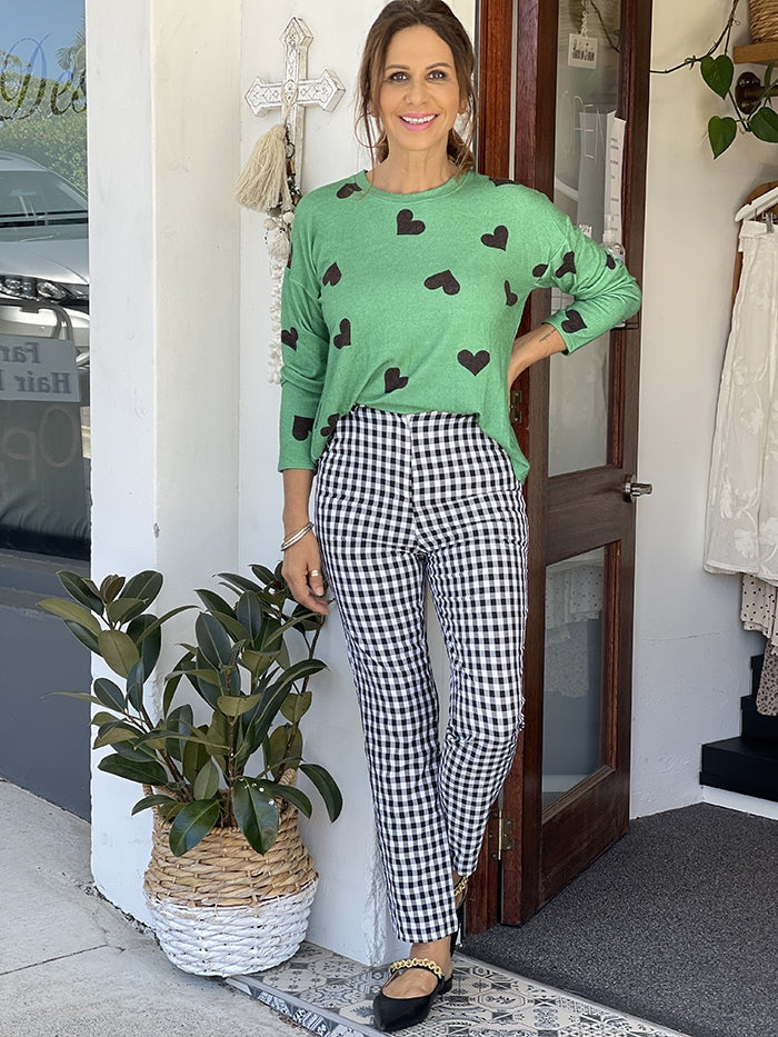 Highwaisted Gingham Pants