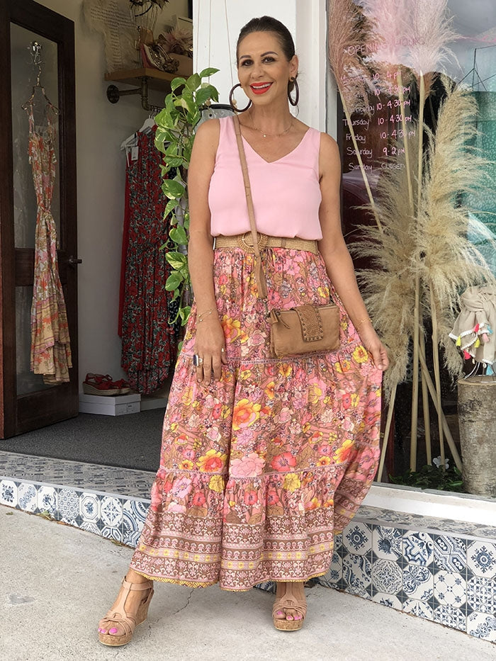 Chiffon Cami - Blush