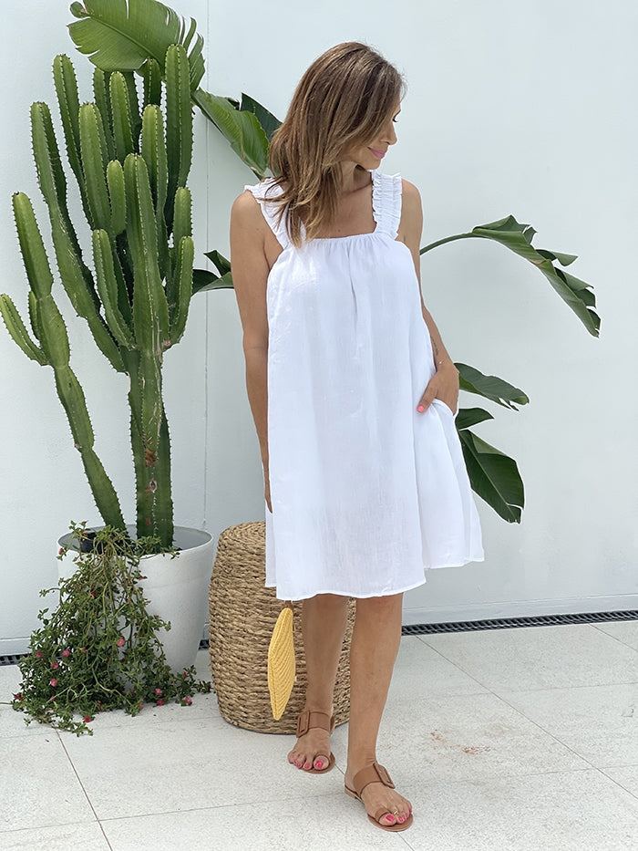 Nala Midi Dress - Salt