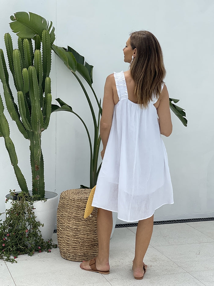 Nala Midi Dress - Salt