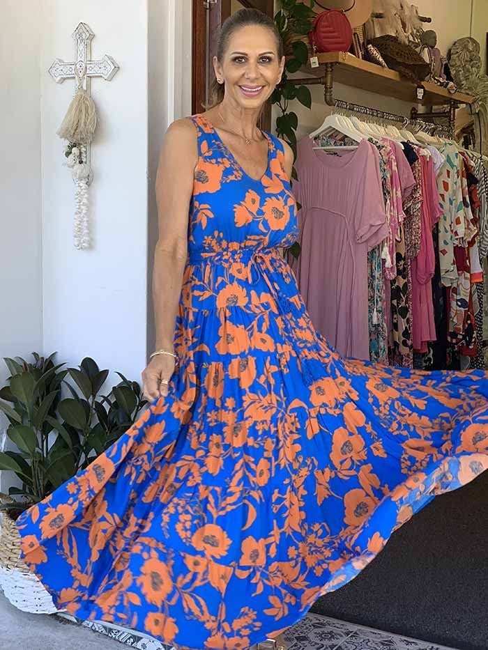 Blue Charlotte Dress
