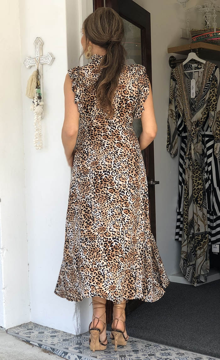 Bel Air Dress - Leopard