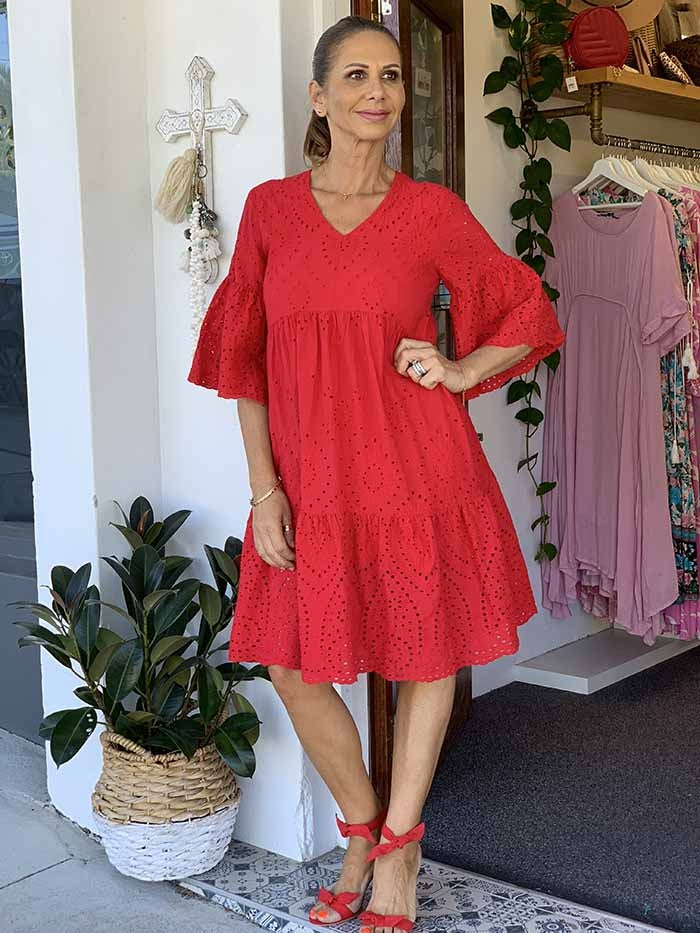 Lacey Lexi Red Dress