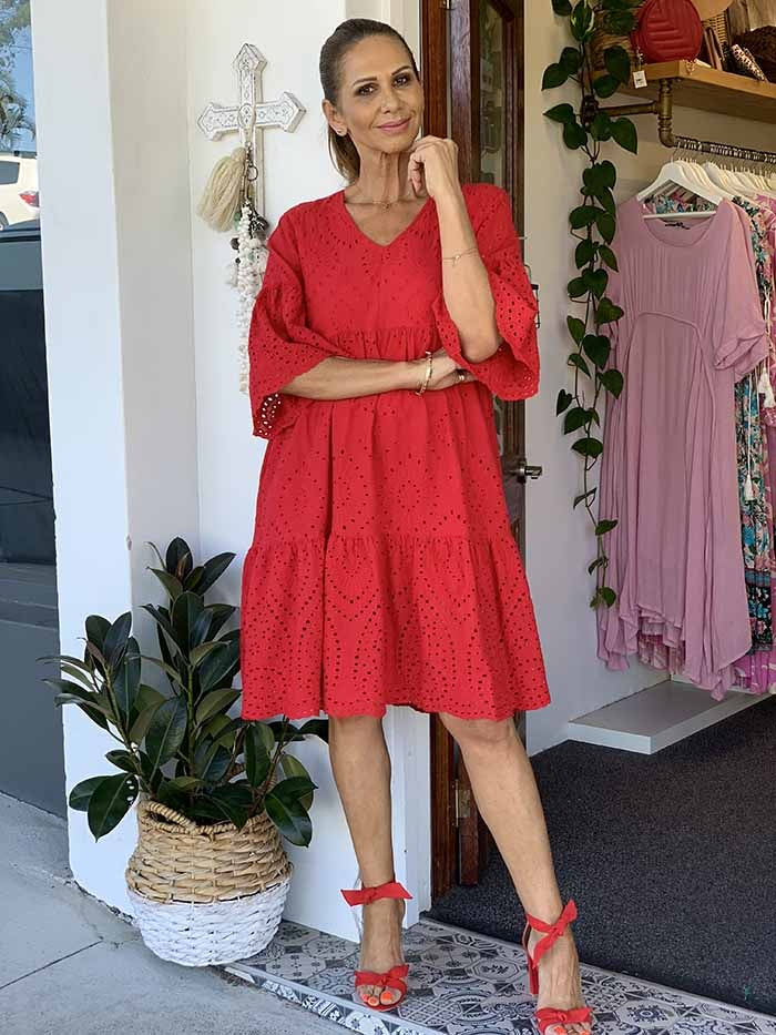 Lacey Lexi Red Dress