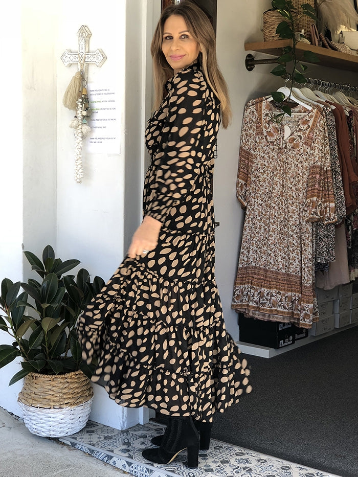 Lido Dress - Falling leaf