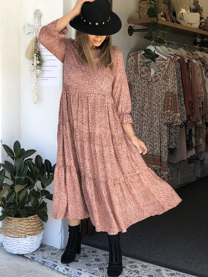 Alanza Dress - Leopard