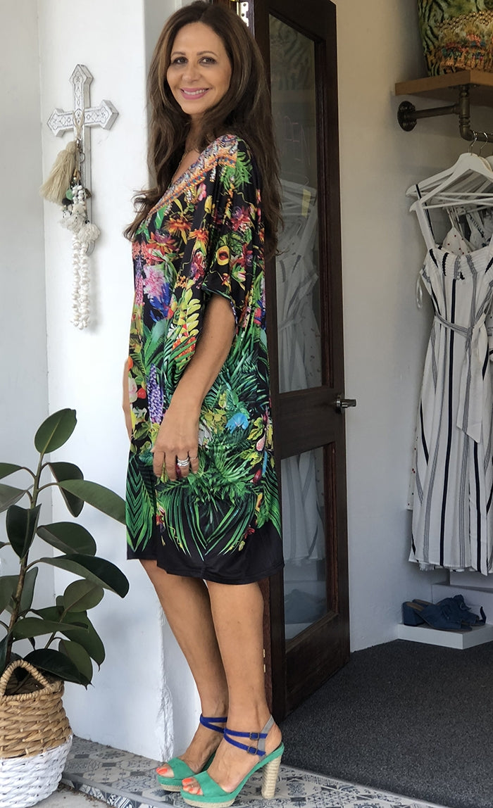 Tropical Palm Dress