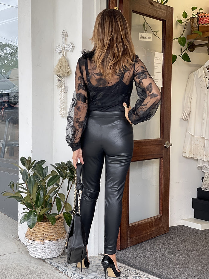 Skeeter Pants - Vegan Leather