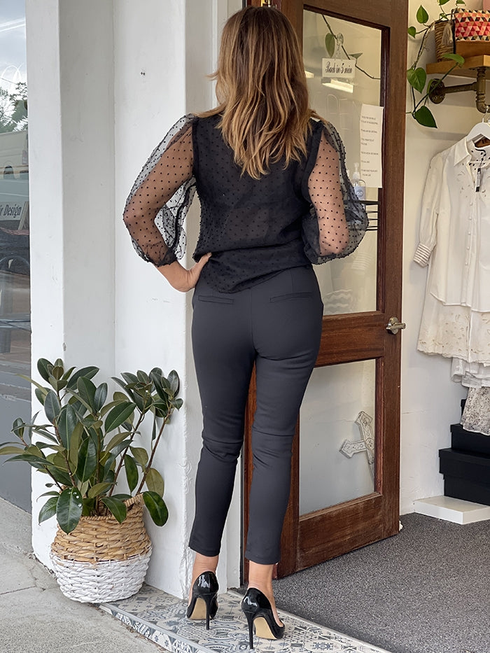 Ruby Capri Pants - Black