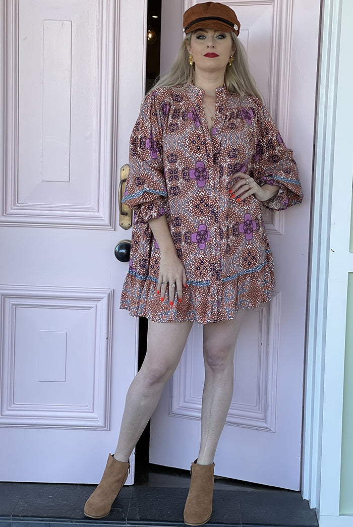 Meredith Dress - Plum Kalina