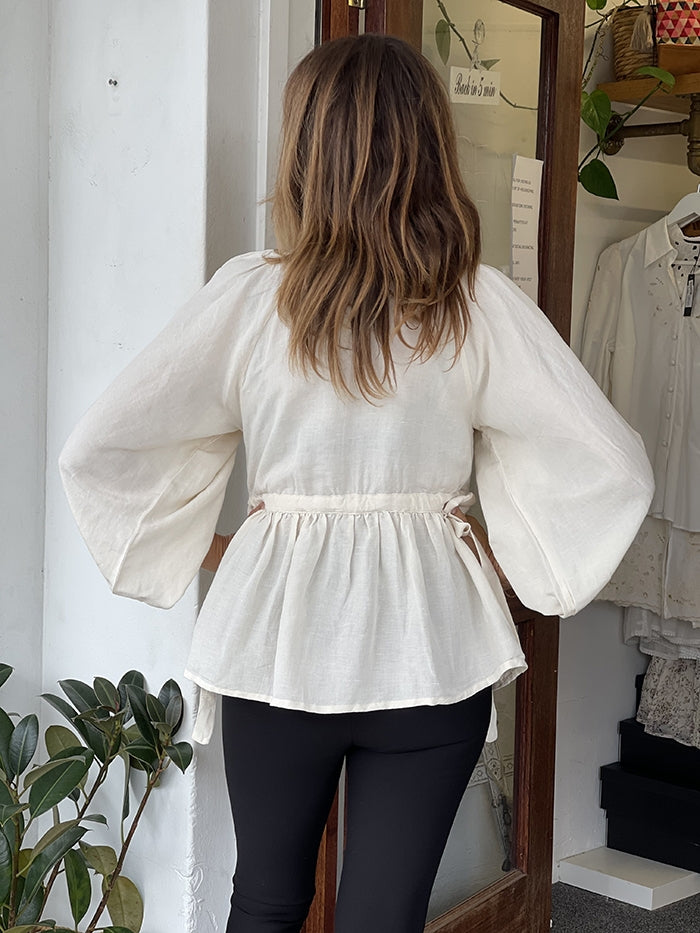 A Wing and a Prayer Top - Natural