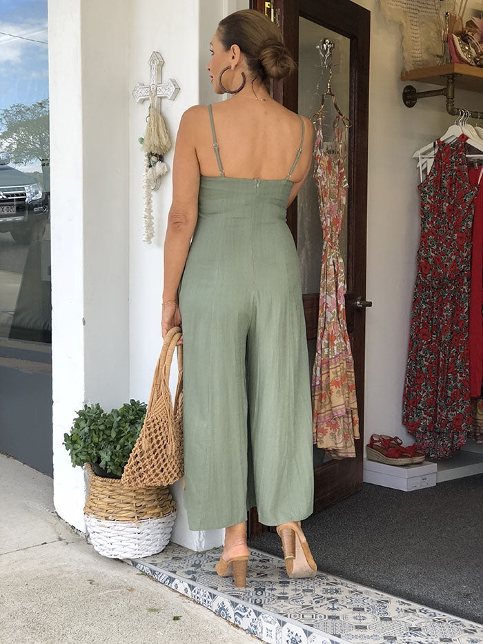 Gabriella Jumpsuit - Khaki