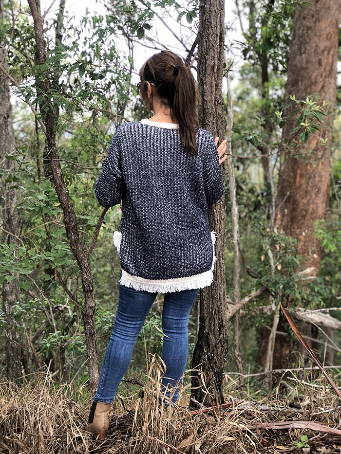 Winter Tide Knit - Indigo