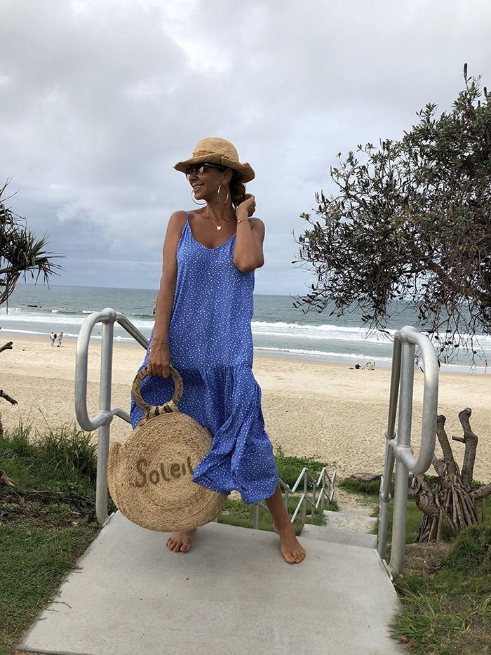 St Tropez Dress - Cornflower Blue